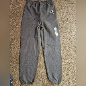 Brand New Mens Grey Sweatpants Drawstring And Pockets